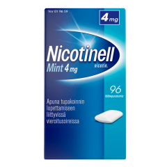 NICOTINELL MINT 4 mg lääkepurukumi 96 fol